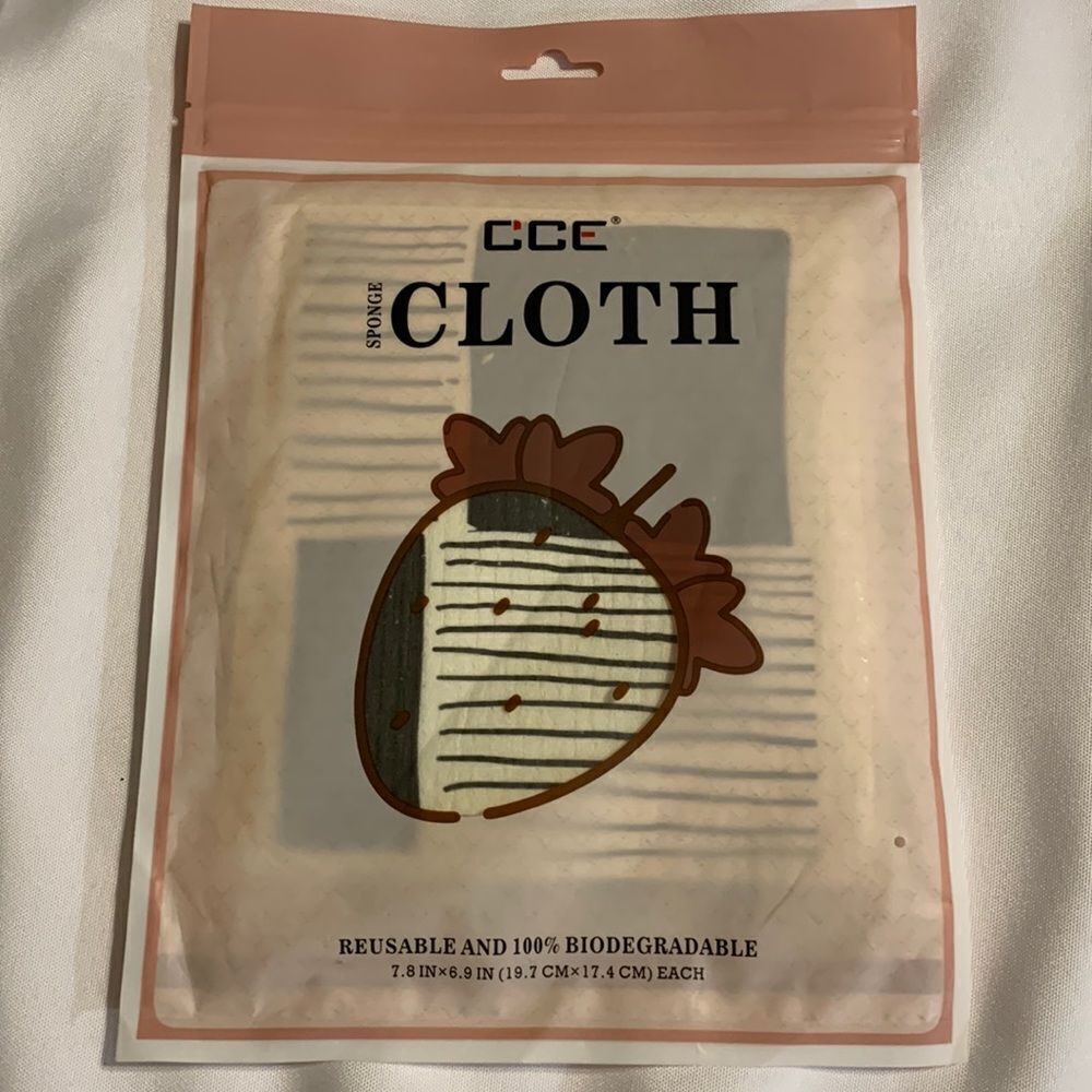 Eco sponge cloth Reusable and biodegradable